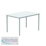 Astin Rectangular Multipurpose Table 1200x800x730mmArctic White/Silver KF77742