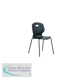 Titan Arc Four Leg Classroom Chair Size 6 Anthracite KF77796