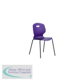 Titan Arc Four Leg Classroom Chair Size 6 Grape KF77799