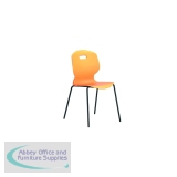Titan Arc Four Leg Classroom Chair Size 6 Marigold KF77801