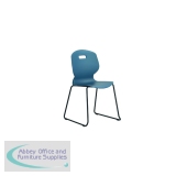 KF77816 - Titan Arc Skid Base Chair Size 6 Steel Blue KF77816