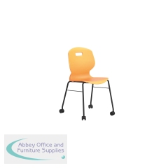 Titan Arc Mobile Four Leg Chair Size 6 Marigold KF77836