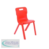 KF78530 - Titan One Piece Classroom Chair 482x510x829mm Orange KF78530