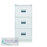 Talos 3 Drawer Filing Cabinet 465x620x1000mm White KF78769