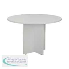 Jemini Round Meeting Table 1100x1100x730mm KF78958