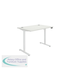 Polaris Single Motor Sit/Stand Desk 1200x800 White/White KF800086