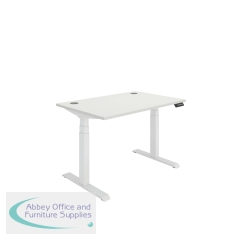 Polaris Dual Motor Sit/Stand Desk 1200x800 White/White KF800109