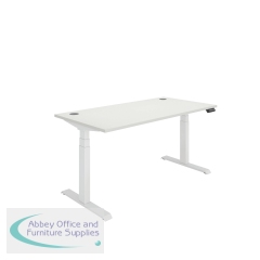Polaris Dual Motor Sit/Stand Desk 1600x800 White/White KF800133