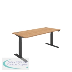 Polaris Dual Motor Sit/Stand Desk 1800x800 Beech/Black KF800134