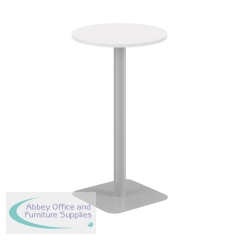 Jemini Origin 600mm High Table White/Silver KF800157