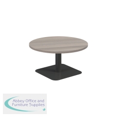 Jemini Origin 800mm Low Table Grey Oak/Black KF800170