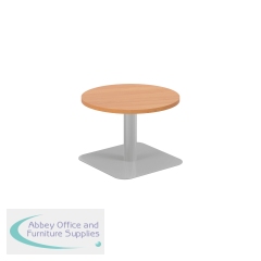 Jemini Origin 600mm Low Table Beech/Silver KF800173