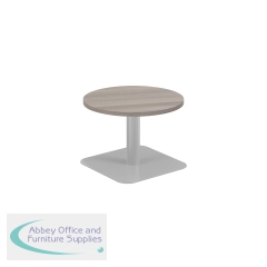 Jemini Origin 600mm Low Table Grey Oak/Silver KF800175
