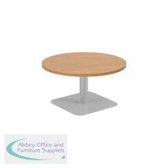 Jemini Origin 800mm Low Table Nova Oak/Silver KF800182