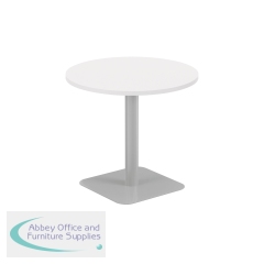 Jemini Origin 800mm Mid Table White/Silver KF800214