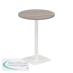 Jemini Origin 800mm High Table Grey Oak/White KF800366