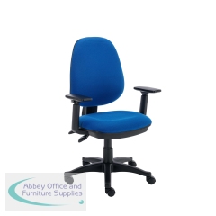 Two Lever Sheaf Operator Chair Royal Blue with Adjustable Arms KF800376