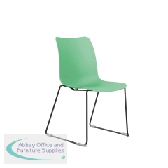 Jemini Flexi Skid Chair Green KF80396