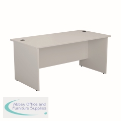 Jemini Rectangular Panel End Desk 1600x800x730mm White KF804499