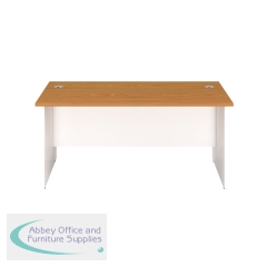 Jemini Rectangular Panel End Desk 1400x800x730mm Nova Oak KF804727