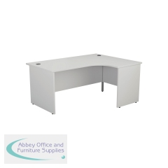 Jemini Radial Right Hand Panel End Desk 1800x1200x730mm White KF805212