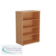 Jemini Wooden Bookcase 800x450x1200mm Beech KF810216