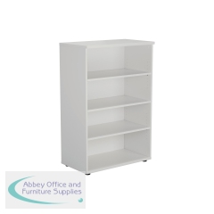 Jemini Wooden Bookcase 800x450x1200mm White KF810377