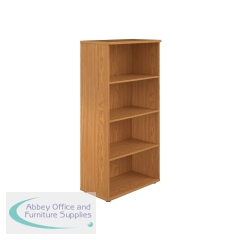 Jemini Wooden Bookcase 800x450x1600mm Nova Oak KF810537