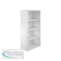 Jemini Wooden Bookcase 800x450x1600mm White KF810544