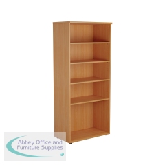 Jemini Wooden Bookcase 800x450x1800mm Beech KF810551
