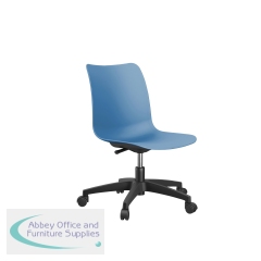 Flexi Swivel Chair 630x530x825-935mm Blue KF81070