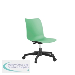 Flexi Swivel Chair 630x530x825-935mm Green KF81074