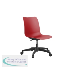 Flexi Swivel Chair 630x530x825-935mm Red KF81076