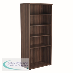 Jemini Wooden Bookcase 800x450x1800mm Dark Walnut KF810988