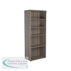 Jemini Wooden Bookcase 800x450x2000mm Grey Oak KF811169