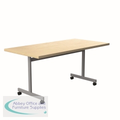 Jemini Tilting Table 1600x700x730mm Maple/Silver KF816504