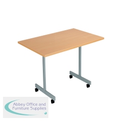 Jemini Rectangular Tilting Table 1200x700x720mm Beech/Silver KF816722