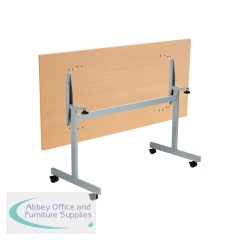 Jemini Rectangular Tilting Table 1600x800x720mm Beech/Silver KF816875