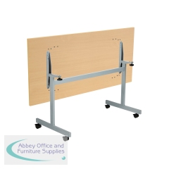 Jemini Rectangular Tilting Table 1600x800x720mm Nova Oak/Silver KF816906