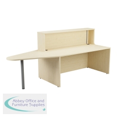 Jemini Reception Unit with Extension 1600x800x740mm Maple KF818351