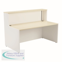 Jemini Reception Unit 1600x800x740mm Maple/White KF818443