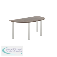 Jemini Semi Circular Multipurpose Table 1600x800x730 Walnut KF819905