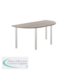 Jemini Semi Circular Multipurpose Table 1600x800x730 Grey Oak KF819912