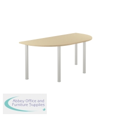 Jemini Semi Circular Multipurpose Table 1600x800x730mm Maple KF819929