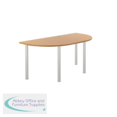 Jemini Semi Circular Multipurpose Table 1600x800x730 Nova Oak KF819936