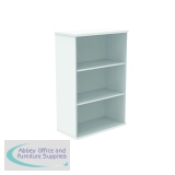 Polaris Bookcase 2 Shelf 800x400x1204mm Arctic White KF821106