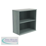 Polaris Bookcase 1 Shelf 800x400x816mm Alaskan Grey Oak KF821146