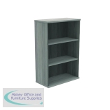 Polaris Bookcase 2 Shelf 800x400x1204mm Alaskan Grey Oak KF821156