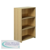 KF822097 - Serrion Premium Bookcase 750x400x1200mm Ferrera Oak KF822097