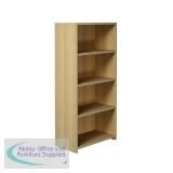 KF822127 - Serrion Premium Bookcase 750x400x1600mm Ferrera Oak KF822127